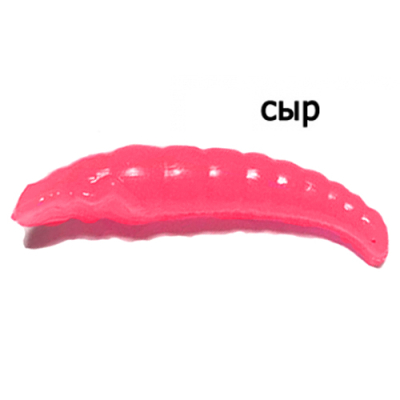 Силиконовая приманка Trout Zone Paddle 1.3" цв. Сыр малина