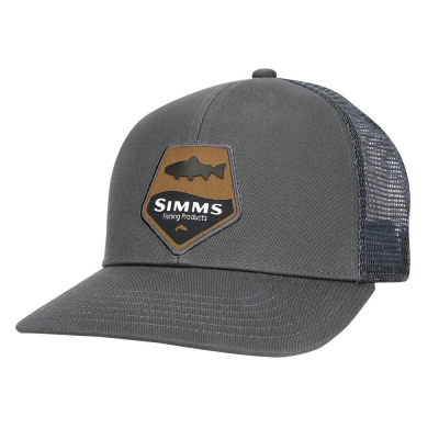 Кепка Simms Trout Patch Trucker, Carbon
