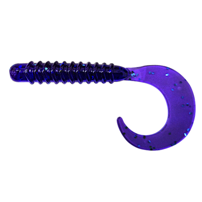 Силиконовая приманка Pike Hunter Tail Grub 3/7.6см #004 Violet (UV) 10шт