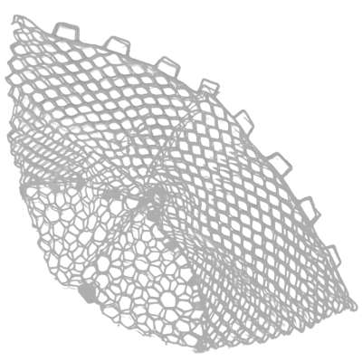 Силиконовая сетка для подсака TSR SLNT White