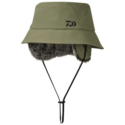 Панама Daiwa DC-9025W Storm Fleece Bucket Hat [Olive Green] Free