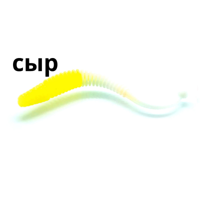 Силиконовая приманка Zombie Disco (Диско)  шартрез/белый 03/01 сыр