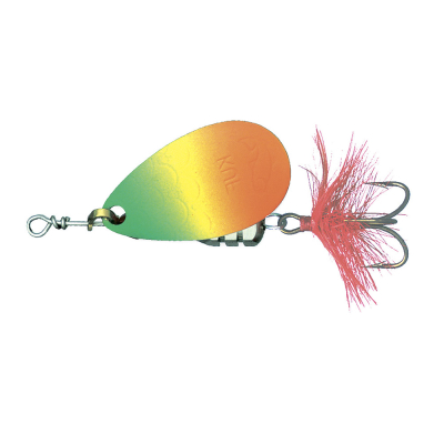 Блесна Kuusamo Kuf-Lippa 7гр. (с опереньем) FR/FYe/GR