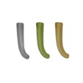 Трубка изогнутая для крючка Gardner Covert Hook Aligner (L) C-THRU BROWN (10шт) *NEW* CHABL