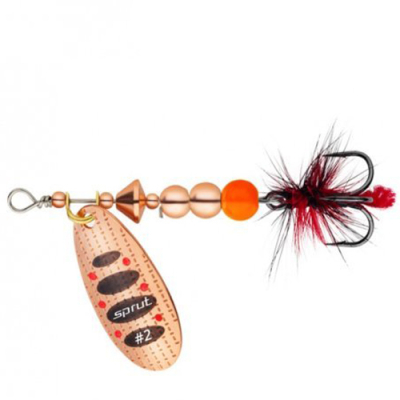 Блесна вращающаяся Sprut Caspia Spinner #3 (7g/CBK)