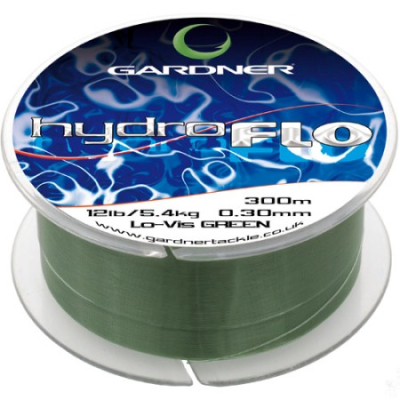 Леска Gardner Hydro-Flo 12lb 0,30mm 300m Green XHYD12G