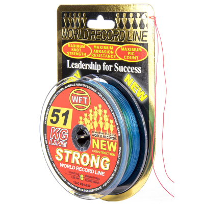 Леска плетёная WFT KG Strong Multicolor 300/032