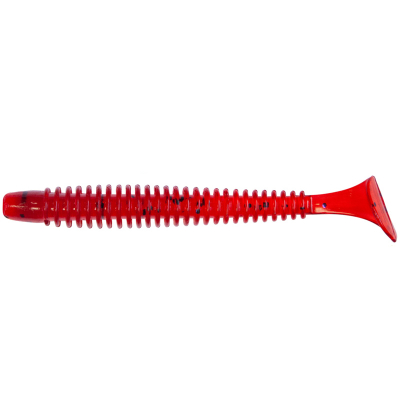 Силиконовая приманка Pike Hunter Ribbed Worm 4.6" 11.7 см. #003 Grape (4 шт)