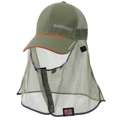 Кепка Shimano Mos-Shield CA-001N цв. Зелёная р-р. KING (61 см)