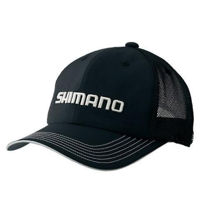 Кепка Shimano Basic Half Mesh Cap CA-032N цвет черный, р-р Regular