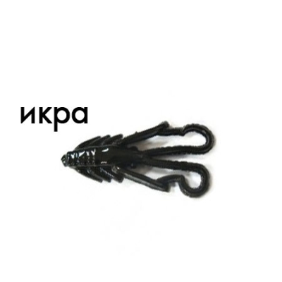 Мягкая приманка Trout Zone Nymph 1,6" черный икра