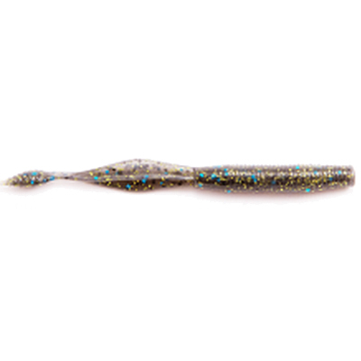 Силиконовая приманка Fish Arrow Candle Tail 3.5" цв. 214 Smoke/Black,Blue&Gold