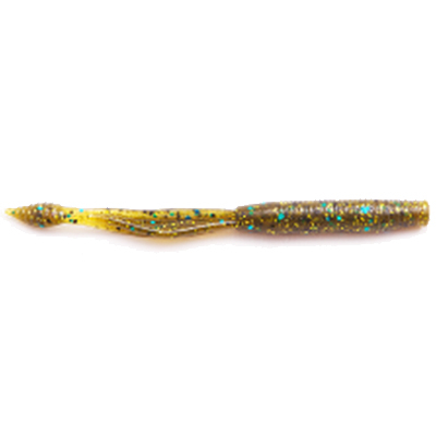 Силиконовая приманка Fish Arrow Candle Tail 3.5" цв. 346 GP/Black&Blue&Gold
