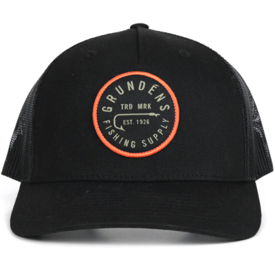 Кепка Grundens Hook Trucker FP, Solid Black