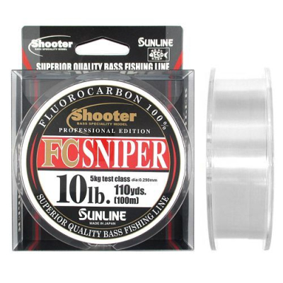 Леска флюорокарбон Sunline FC Sniper Shooter 100m 6lb