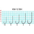 Крючок Fish Season KM012 Baitholder с ушком, №12, покрытие BN (8 шт)
