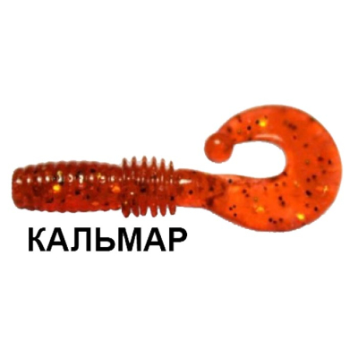Силиконовая приманка Crazy Fish Power Mace 10-4-4-6 кальмар цв. cherry (вишня)