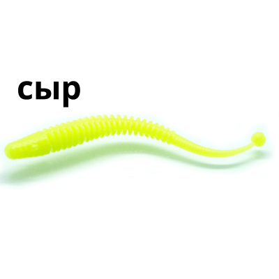 Силиконовая приманка Zombie Disco (Диско)  шартрез  03 сыр