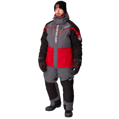 Костюм зимний Alaskan NewPolar M11 красн/сер/черн (куртка+ полукомбинезон) р. XL