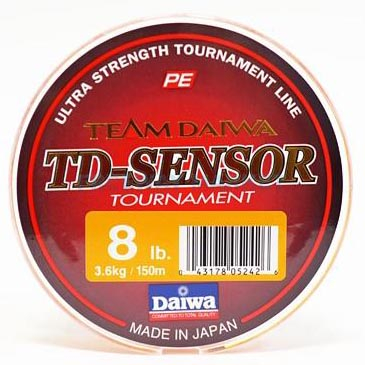 Шнур плетеный Daiwa TD Sensor Tournament 150m - 0.18mm 20LB