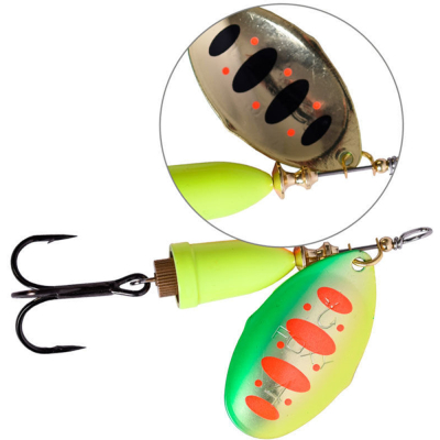 Блесна вращающаяся LureMax Foxy-4 16гр. цвет 007/HT