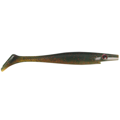 Силиконовая приманка Strike Pro Pig Shad Jr, 200 мм, 50 гр, цвет: Chartreuse Mullet (уп./2шт.)