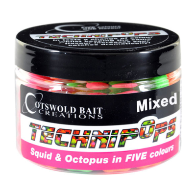 Бойлы плавающие Cotswold Baits Technipops Squid & Octopus 5 colours 10mm, 15mm & Dumbells 150ml CB0050 (кальмар & осьминог)