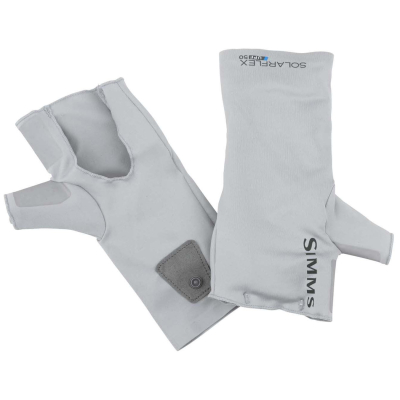 Перчатки Simms SolarFlex No-Finger SunGlove, Ash, S/M