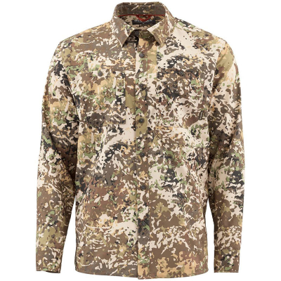 Рубашка Simms Double Haul LS Shirt, River Camo, S