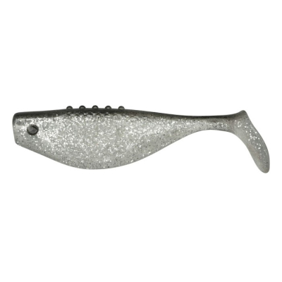 Риппер Dragon Fatty 2,5"/6cm 15 шт. CLEAR/BLACK silver glitter