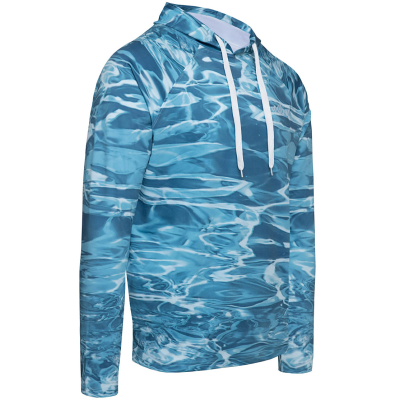 Лонгслив c УФ защитой Redbor Kaper Sahara Hood UV 50+ Aqua р-р XL