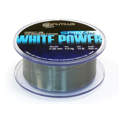 Леска Nautilus White Power 300м d-0.25мм 4.5кг