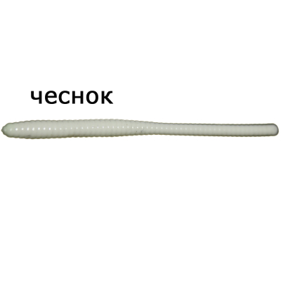 Мягкая приманка MicroFishing Trout Worm 2,25" - 12шт. Белый Чеснок