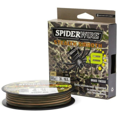 Леска плетеная SpiderWire Stealth Smooth 8 Braid Камуфляжная 150м 0.09мм 7.5кг