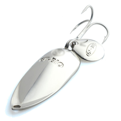 Блесна GT-BIO Cicada Spoon #1, 2.5гр, серебро  GT-32T