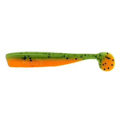 Силиконовая приманка Helios Chebak 3,15"/8 см Pepper Green & Orange 7шт. (HS-3-018)