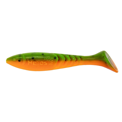 Силиконовая приманка Helios Slash 2,64"/6,7 см Pepper Green & Orange 10шт. (HS-19-018)