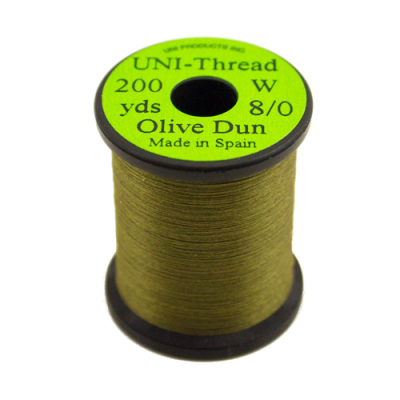 Нить UNI 8/0 200y Olive Dun