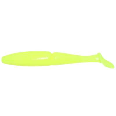 Силиконовая приманка Yaman Pro Mamura 5" цвет #02 - Chartreuse (уп. 4 шт.)