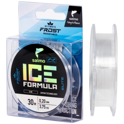 Леска монофильная зимняя Salmo Elite Ice Formula Clear 30m # 0,10mm