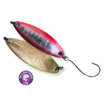 Блесна колеблющаяся Crazy Fish Swirl 3.3g цв. #94F