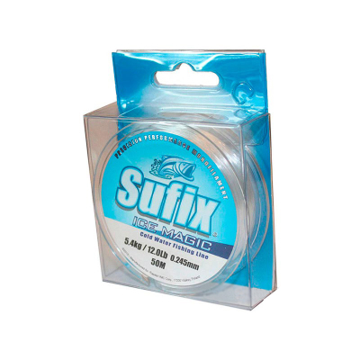 Леска зимняя Sufix Ice Magic прозрачная 50м 0.175мм 2,6кг