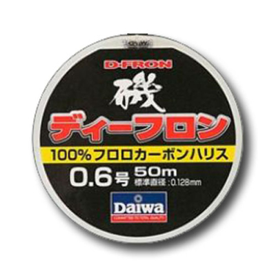 Леска Daiwa D-Fron Iso Harrisu Fluorocarbon 0.08mm 50m