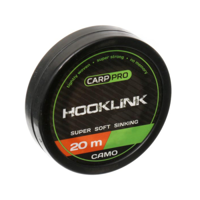 Поводковый материал Carp Pro Sinking Hooklink Camo 15lb 20м