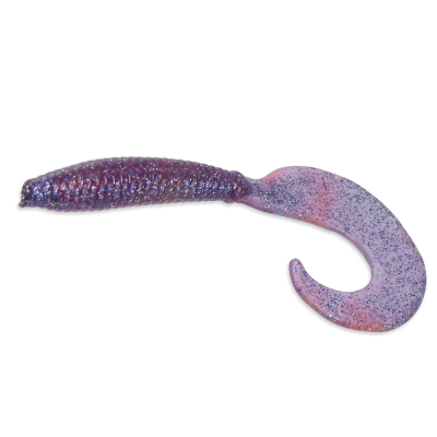 Силиконовая приманка Тула Головастик 3 цв. 003 plum (слива) (glow)