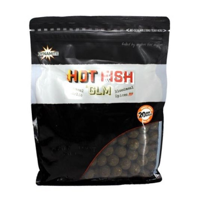 Бойлы тонущие Dynamite Baits Hot Fish & GLM - 20мм. 1кг. (DY1009) Острый рыбный