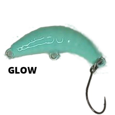 Воблер Trout Zone Maggot 1.3 Sinking 2,3g #196Glow