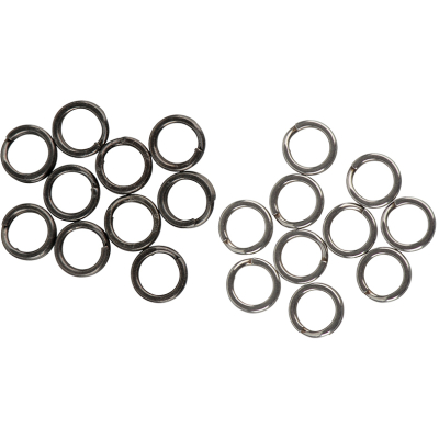 Заводное кольцо Savage Gear Splitring SS+BLN, 5мм, 20кг, 44lbs, уп.10+10шт, арт.73952