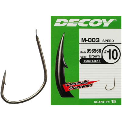 Крючок одинарный Decoy M-003 Speed #10