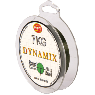 Леска плетёная WFT KG Round Dynamix Green 150/016